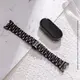 Bracelete de Aço Inoxidável p/ Xiaomi Smart Band 8/9/10