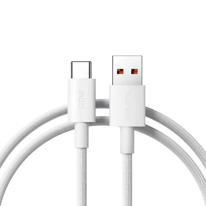 Cabo Trançado USB-A p/ USB-C Ultrarrápido até 120W 100cm