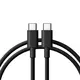 Cabo Trançado USB-C p/ USB-C Ultrarrápido até 120W 200cm