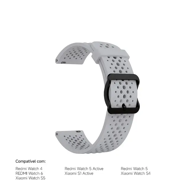 Pulseira Esportiva Silicone 22mm p/ Smartwatches Xiaomi