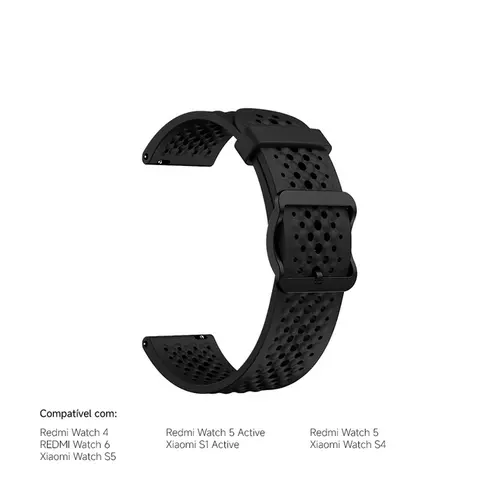 Pulseira Esportiva Silicone 22mm p/ Smartwatches Xiaomi