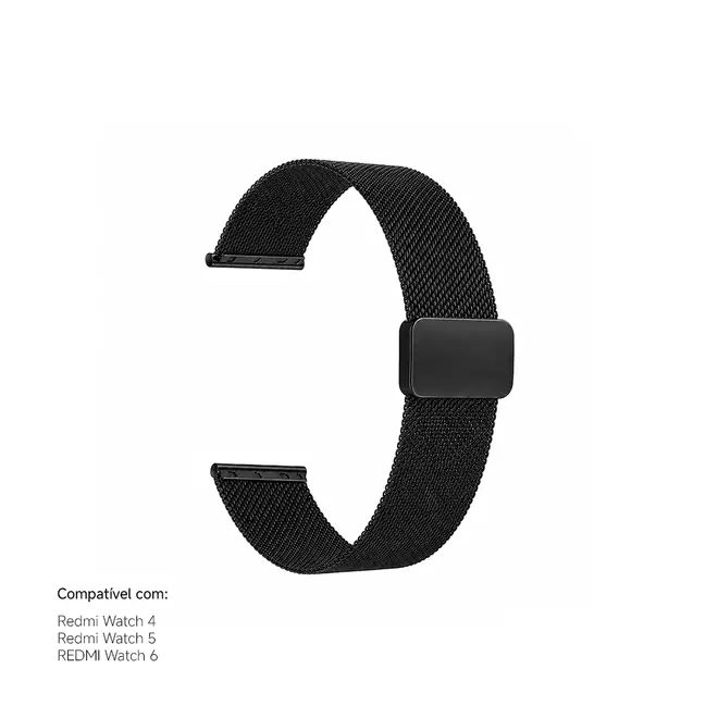 Pulseira de Aço Inoxidável 22mm para Smartwatches