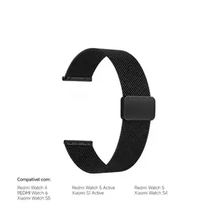 Pulseira de Aço Inoxidável 22mm para Smartwatches
