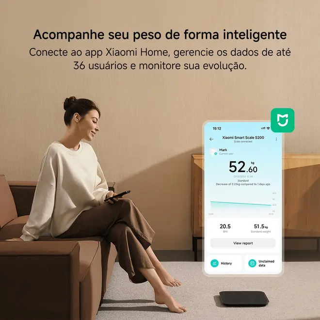 Balança Corporal Inteligente S200