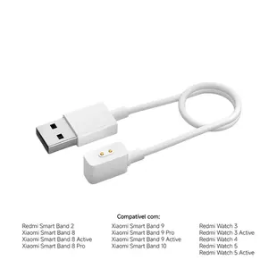 Cabo USB para Carregamento de Pulseiras e Relógios